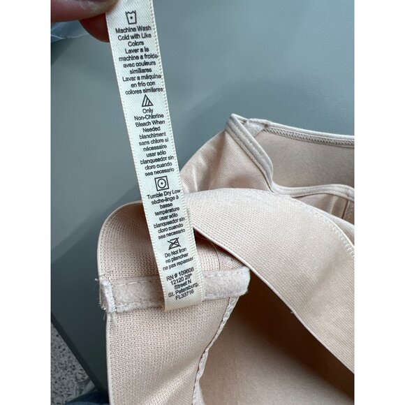 Rhonda Shear 2 Pk Molded Cup Bra with Wrap Back Size 2X Black Beige Lounge 653.3 - Picture 7 of 10